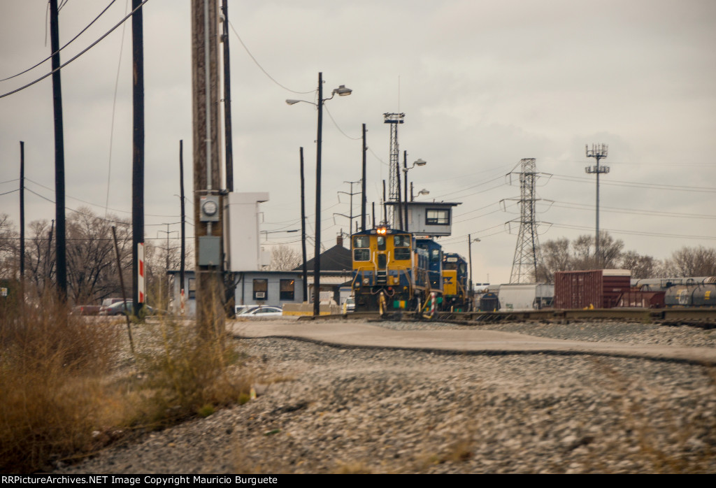 CSX Locomotives in the Yard